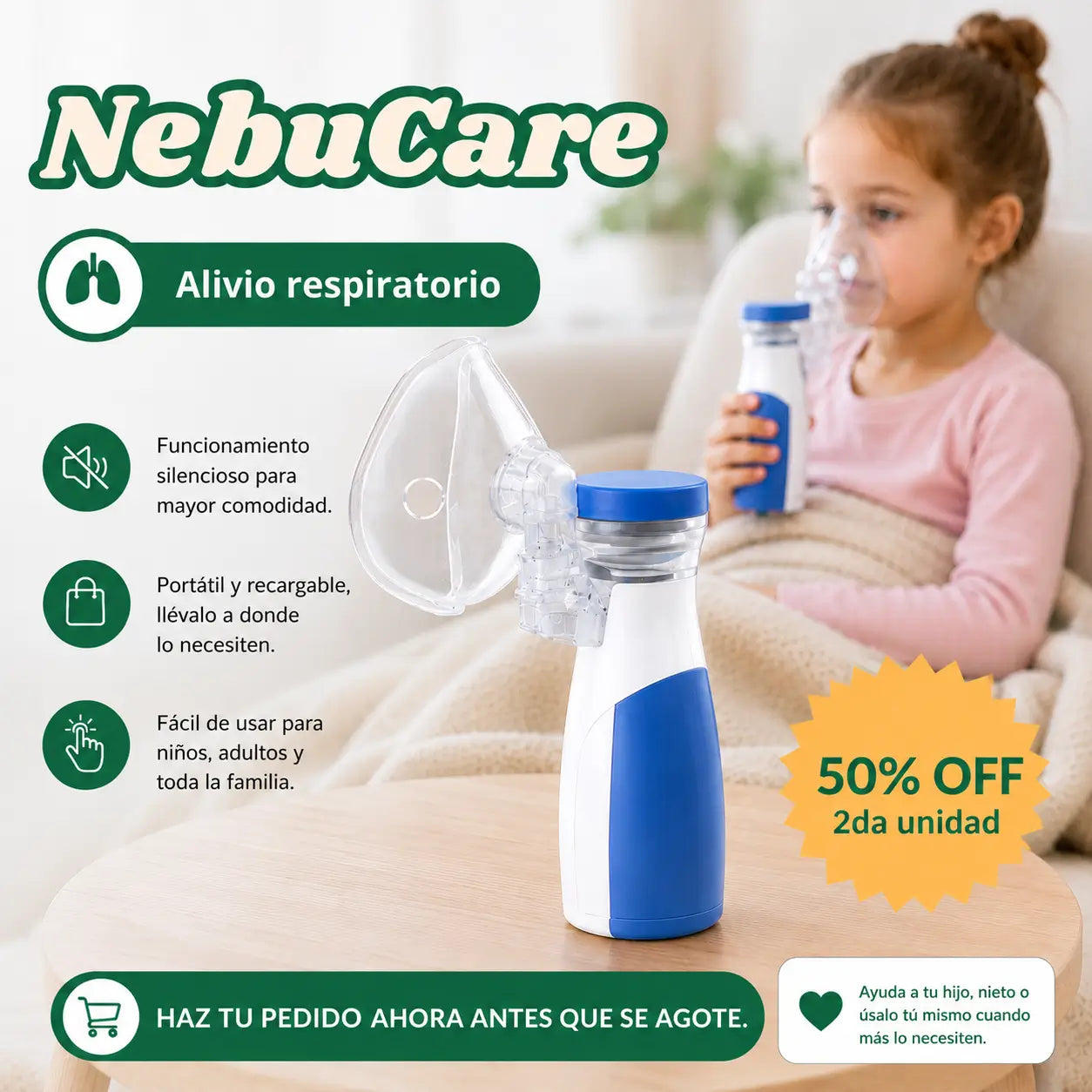 NebuCare – Respira tranquilo, estés donde estés