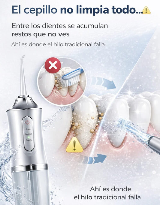 AquaDent Plus - Elimina suciedad donde no llegas