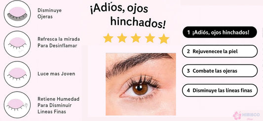 MASCARILLA PARA OJERAS CON ÁCIDO HIALURÓNICO (10 pares)