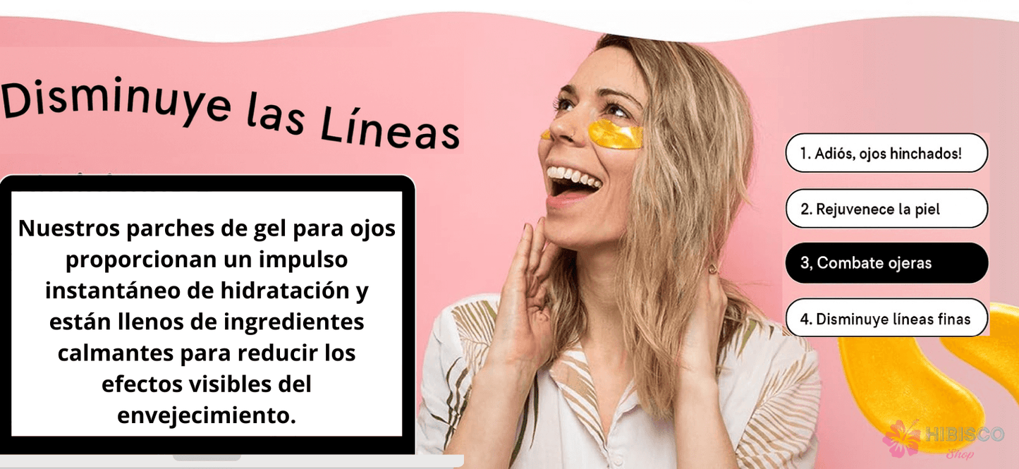 MASCARILLA PARA OJERAS CON ÁCIDO HIALURÓNICO (10 pares)