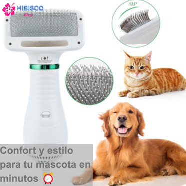 Cepillo Y Secador De Mascotas 2 En 1