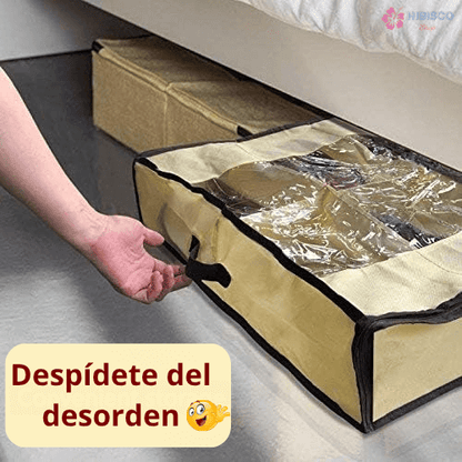 ORGANIZADOR CALZADO 12 PARES BAJO CAMA