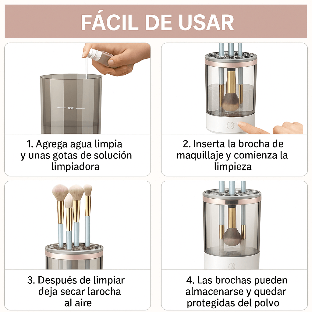 CleanBeauty Spin — Limpieza real en segundos.