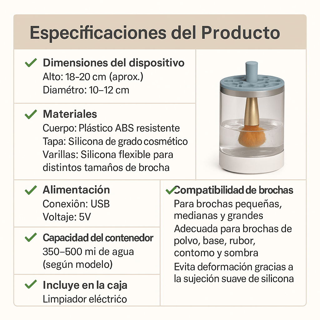 CleanBeauty Spin — Limpieza real en segundos.