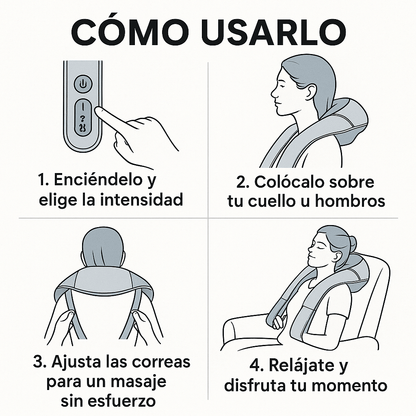 SerenityEase™ – Relaja tu cuello y hombros al final del día