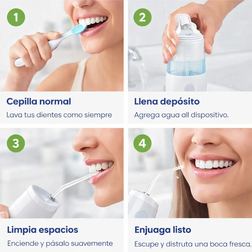AquaDent Plus - Elimina suciedad donde no llegas