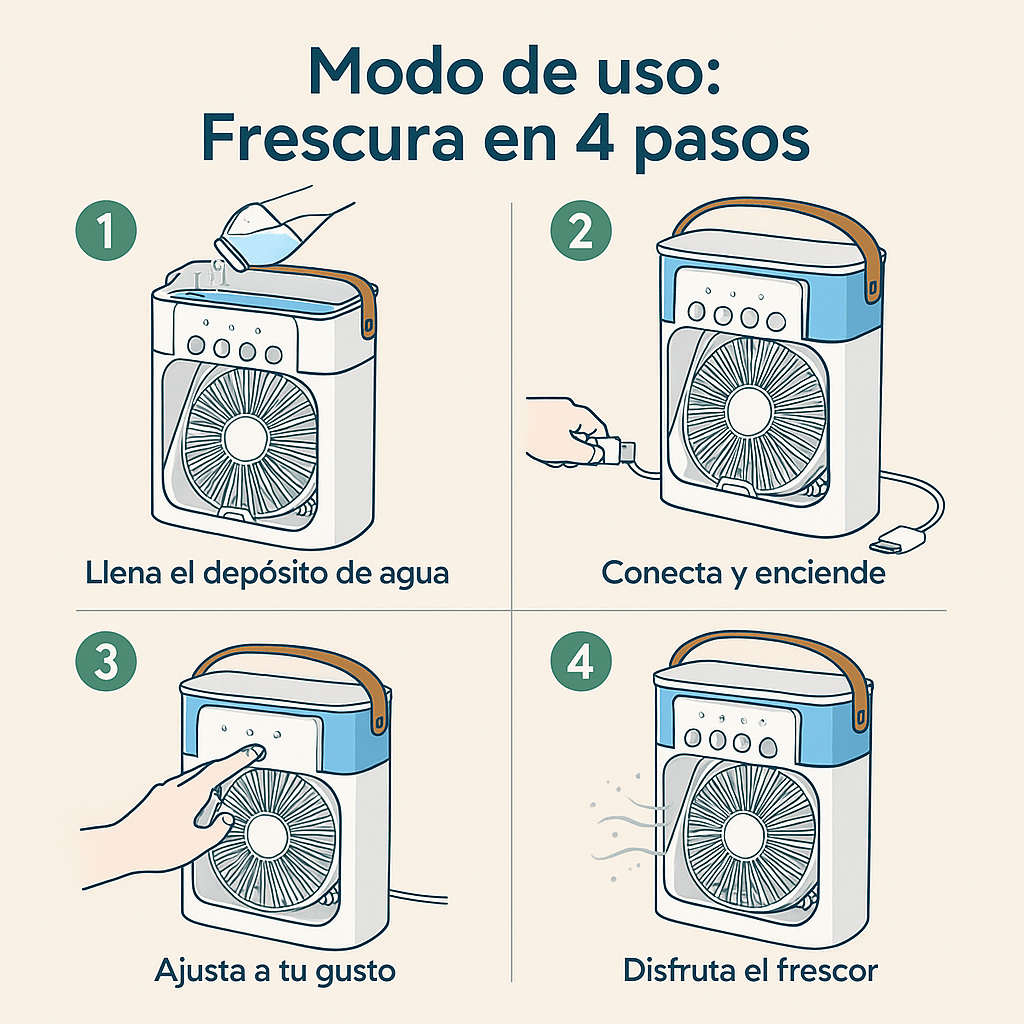 AuraBreeze™ Frescura y bienestar en un solo toque