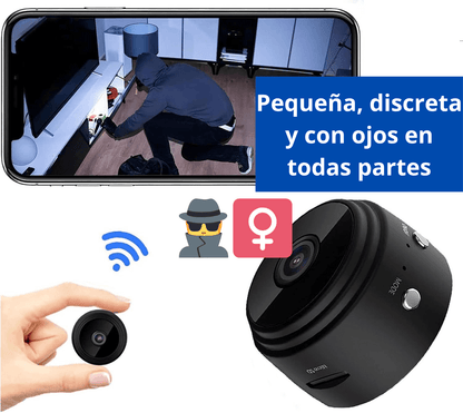 Mini Cámara De Seguridad Magnética