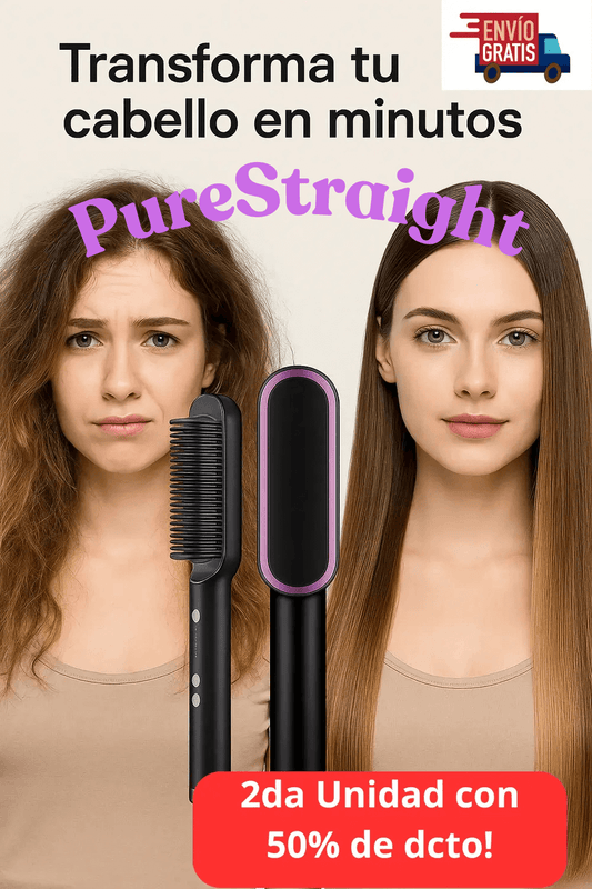 PureStraight – Cabello liso, suave y sin frizz fácilmente